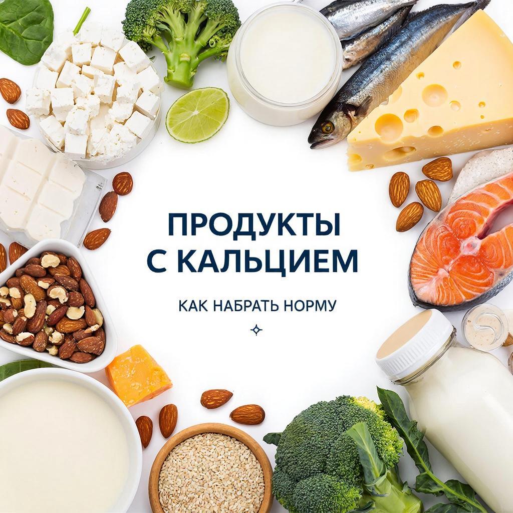 Продукты с кальцием: полный список и как набрать норму