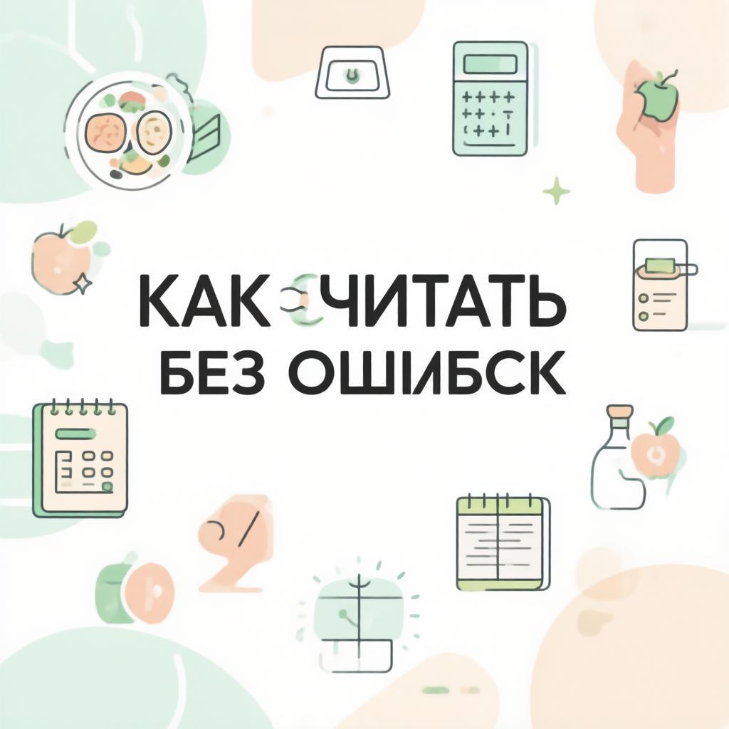 Как считать калории без ошибок: пошаговая инструкция для новичков