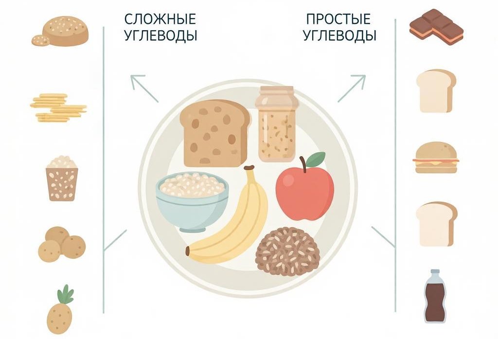 Продукты, содержащие углеводы: список для новичков и правила выбора