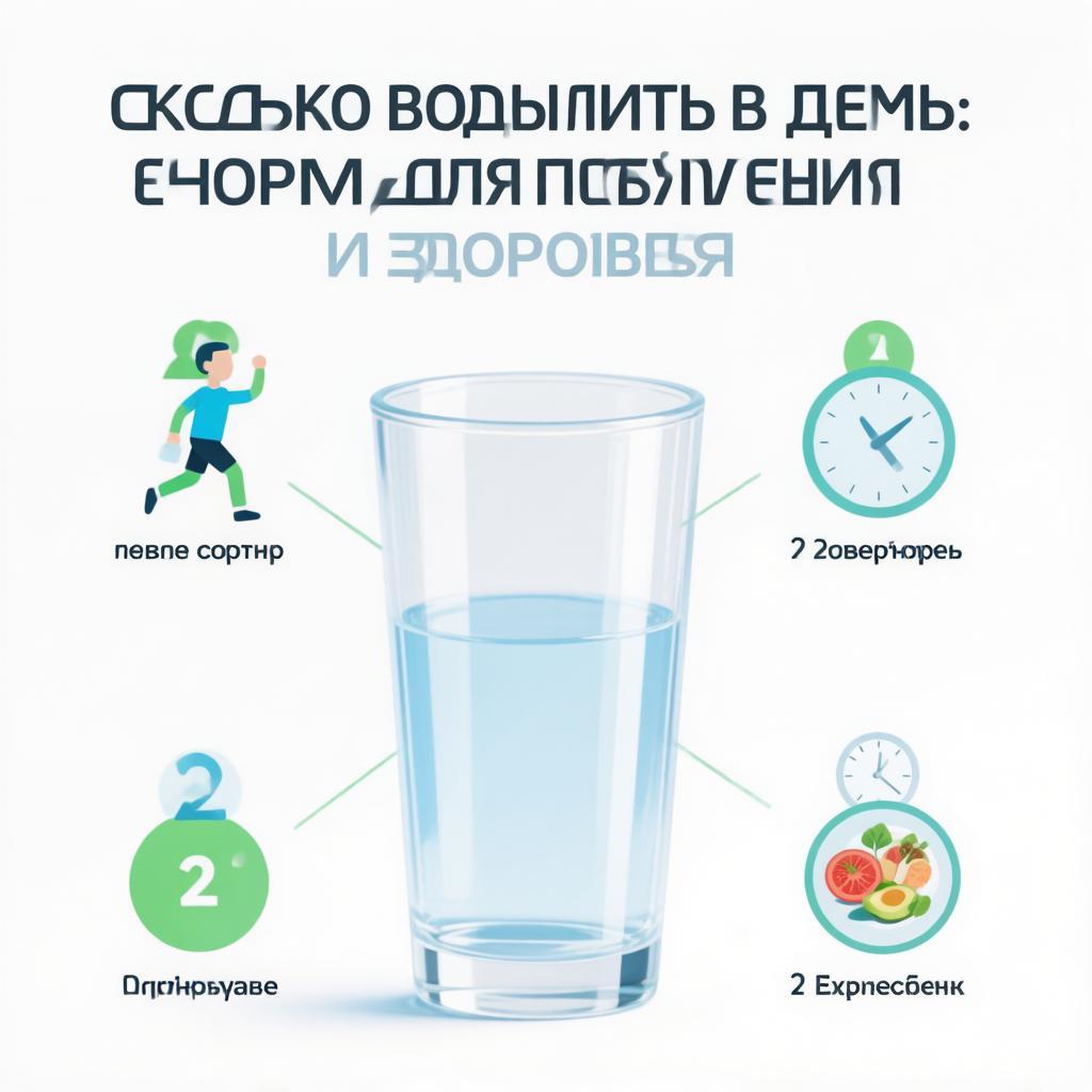 Сколько воды пить в день: норма для похудения и здоровья